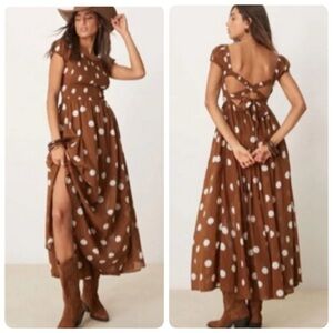 Free People ULTRAVIOLET MAXI DRESS SIZE SMALL